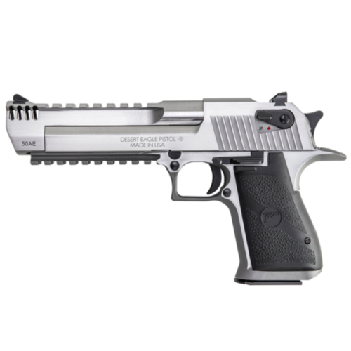 Magnum Research, Desert Eagle Mark XIX, 6.0" Barrel, Stainless, Muzzle Brake, 50AE