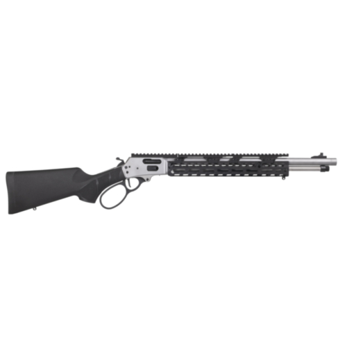 Smith & Wesson 1854 Stainless Lever Action Rifle, 19.25" Barrel, RPP MAS Handguard, Synthetic Stock, 357 MAG
