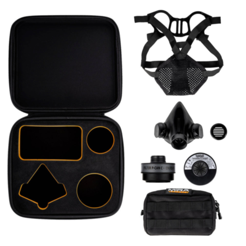 Mira Safety Tactical Air-Purifying Respirator, TAPR Standard Kit