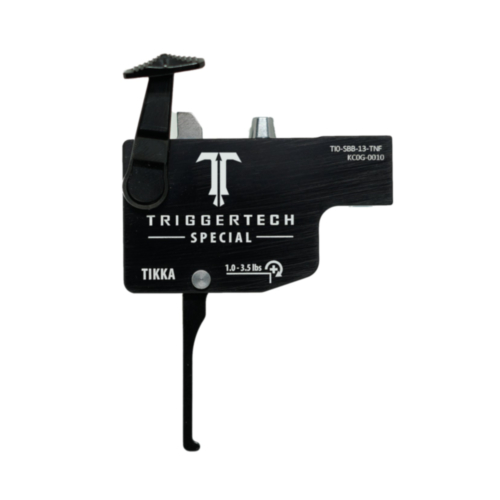 TriggerTech, Tikka Single Stage Special Trigger, Black, Straight Lever