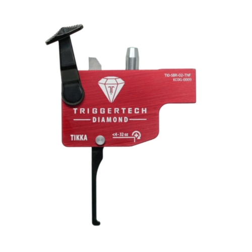 TriggerTech, Tikka Single Stage Diamond Trigger, Black, Straight Lever