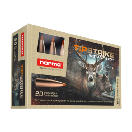 Norma USA Ammo, 7mm-08 Rem 160 Grain TipStrike, 20 Rounds
