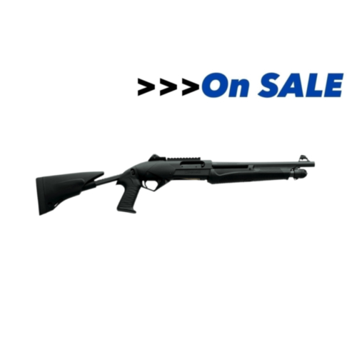 Benelli Super Nova Tactical Pump Shotgun, 14.0” Barrel, Black Synthetic Pistol Grip Stock, Adjustable, 12 GA