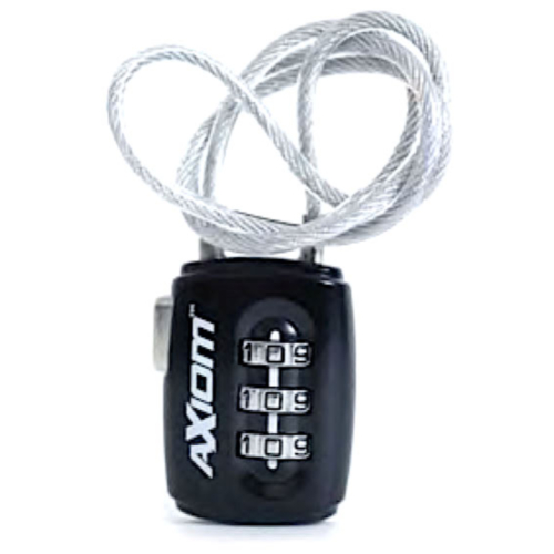AXIOM XCL8 Combo Padlock, Long Cable