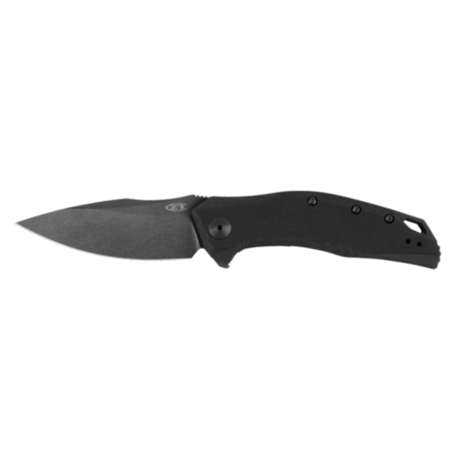 Zero Tolerance Knives, 0357 Folding Knife,  3.25" Drop Point Blade, Black Wash
