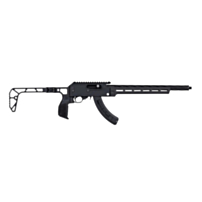 Black Collar Arms, Texas Typewriter Rifle, 16.0" Barrel, Folding Stock, 6 Slot M-Lok Handguard, Black, 22LR