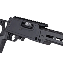 Black Collar Arms, Texas Typewriter Build Kit, Fixed Stock, 6 Slot M-Lok Handguard, Black, 22LR