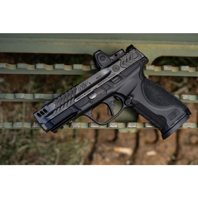 即購入可 Smith & Wesson M&P9 ガスガン Smith & Wesson, M&P9 2.0 Optic Ready Carry Comp Slide Kit, Gray
