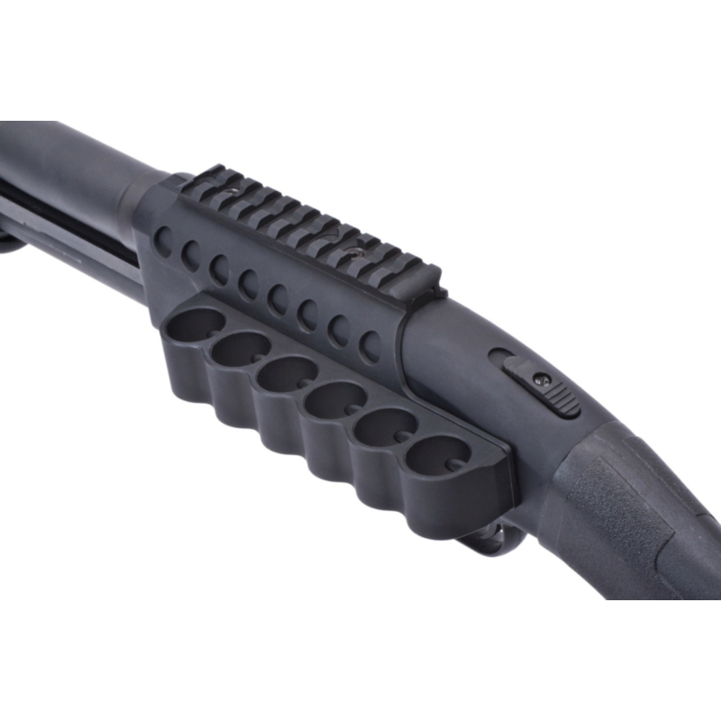 Mesa Tactical, SureShell Carrier & Rail, Mossberg 500/590, 6 Shell
