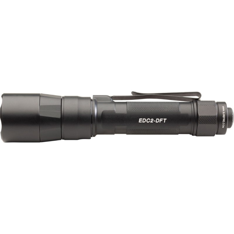 SureFire EDC2 Turbo, Dual Fuel, 18650 Battery, Black