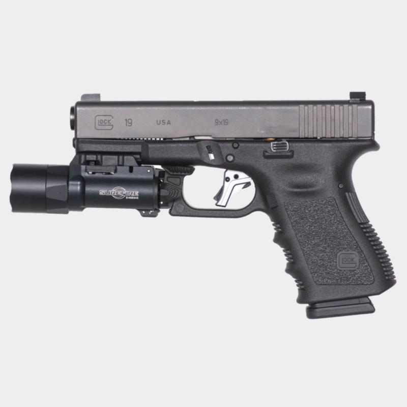 Emissary Development, Paddle Shifter V2, Surefire X300, Left