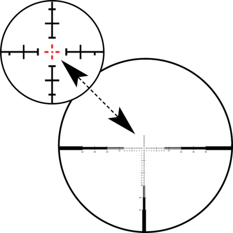 Zeiss Optics, LRP S3 6-36X56 FFP Rifle Scope, MOAi Reticle