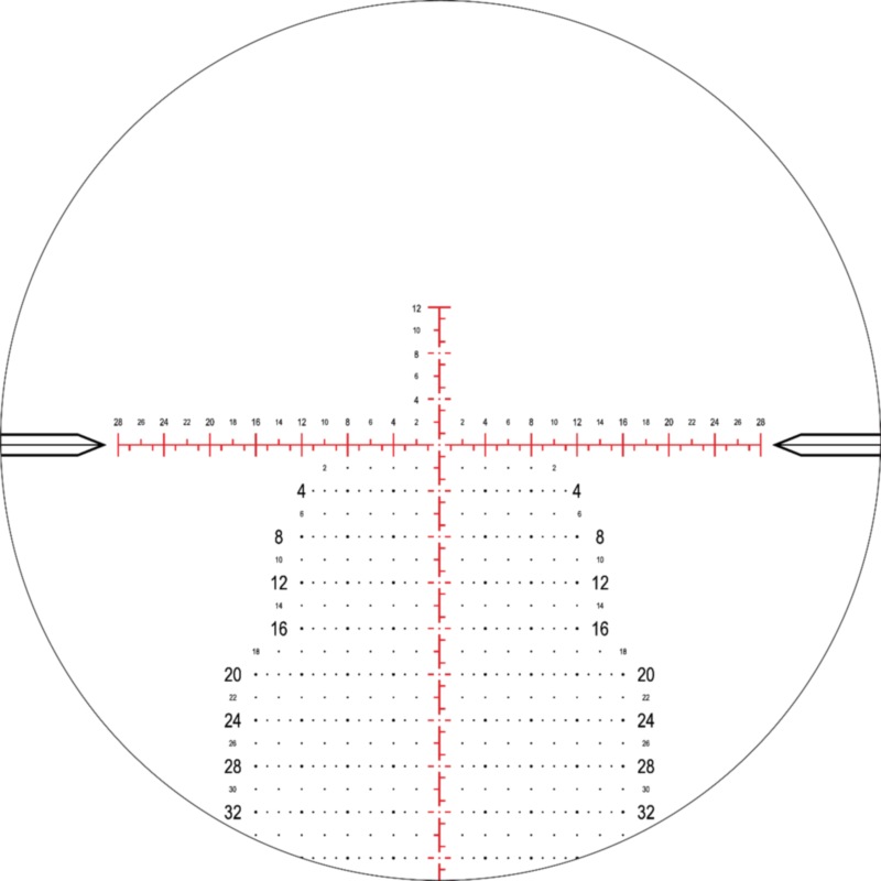 Nightforce Optics, NX8 2.5-20x50mm F1, MOA-XT Reticle