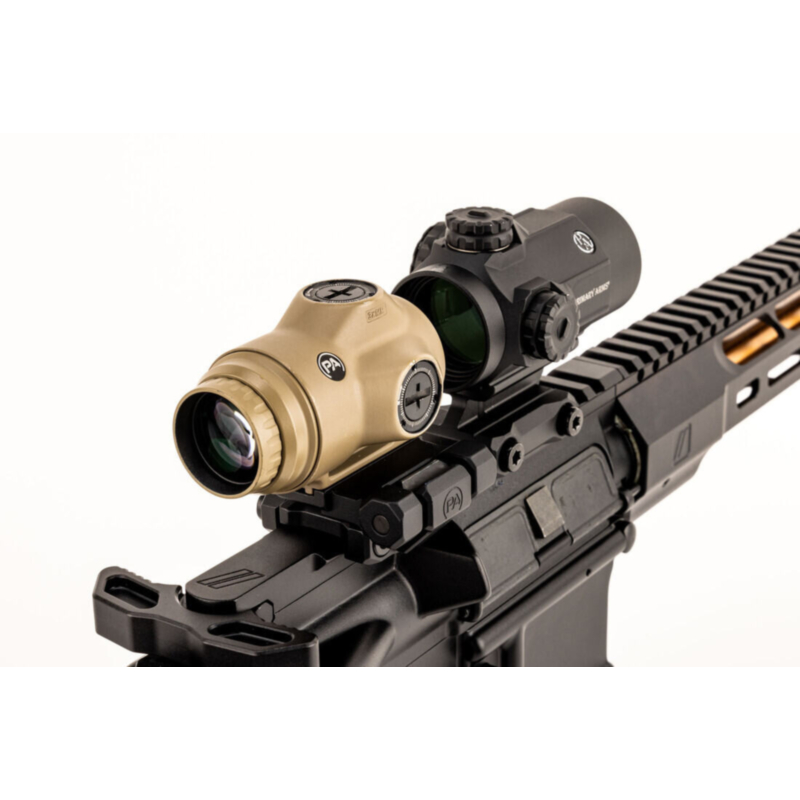 【実物】PRIMARY ARMS SLx 3Xマグニファイア　別売専用マウント付 Primary Arms, SLx 3X Micro Magnifier, ACSS Pegasus Ranging Reticle