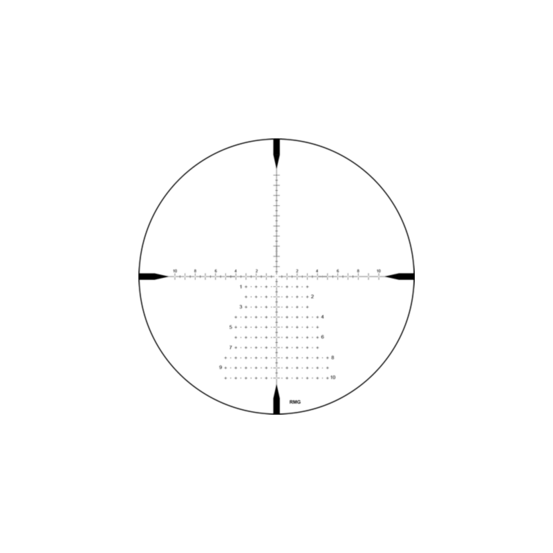 ZeroTech Optic, Vengeance 5-25x56 FFP RMG Reticle, MRAD