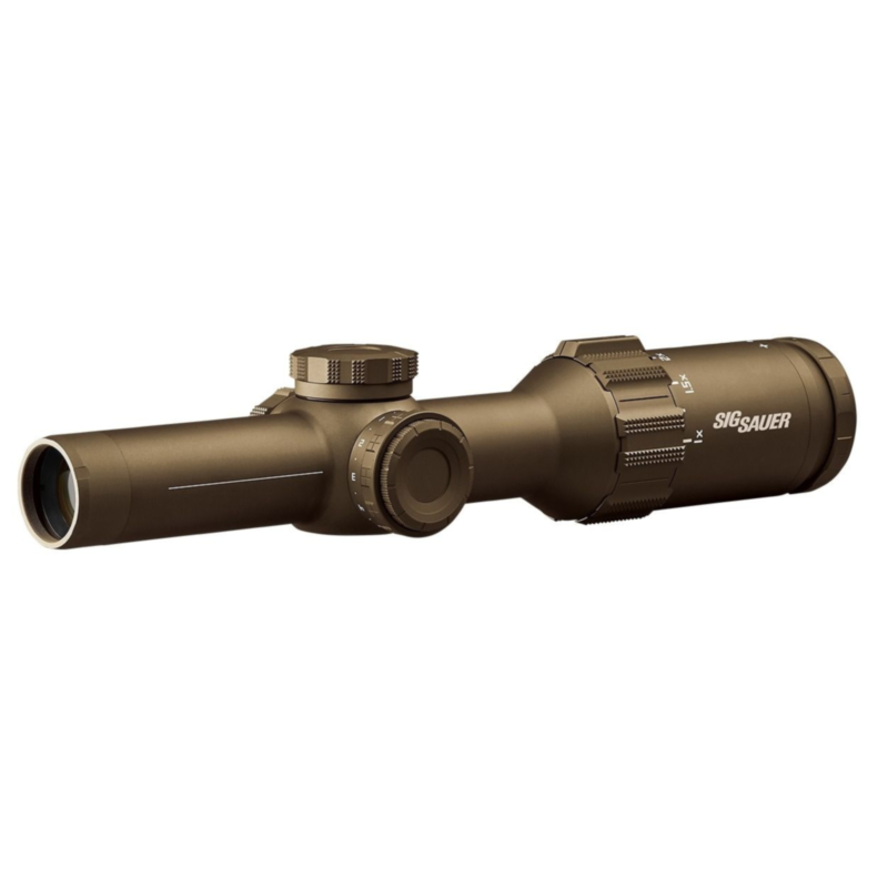 トイガン SIG SAUER TANGO6T TAN Sig Sauer Optics, TANGO6T Riflescope, 1-6X24 FFP, 556/762