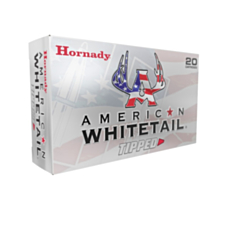 Hornady Ammo, 300 Win Mag 165 Grain SST, American Whitetail Tipped, 20 Rounds