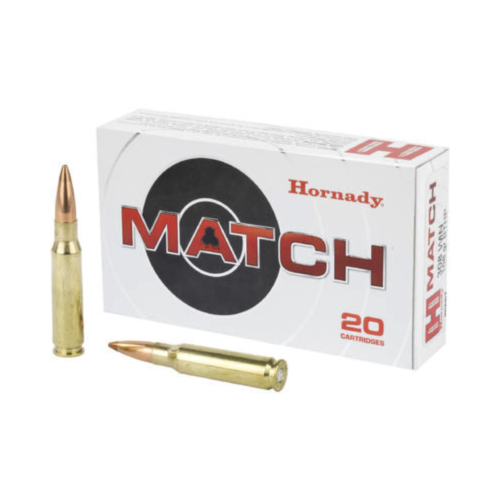 Hornady Ammo, 308 Win 168 Grain BTHP, Match, 20 Rounds — RDSC