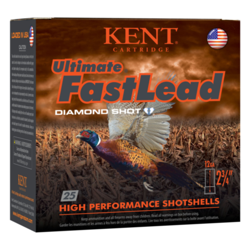Kent Cartridge, Ultimate Fast Lead 12GA 3", 5 Shot, 1-3/8oz, 1475FPS, Lead, 25 Rounds — RDSC