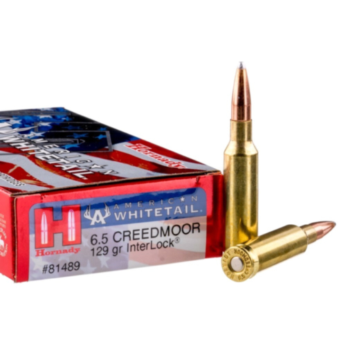 Hornady Ammo, 6.5 Creedmoor 129 Grain Interlock SP, American Whitetail, 20 Rounds — RDSC