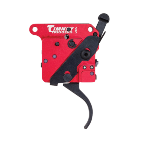 Timney Triggers, Remington 700 w/Safety, 2-Stage, Curved Blade, Black