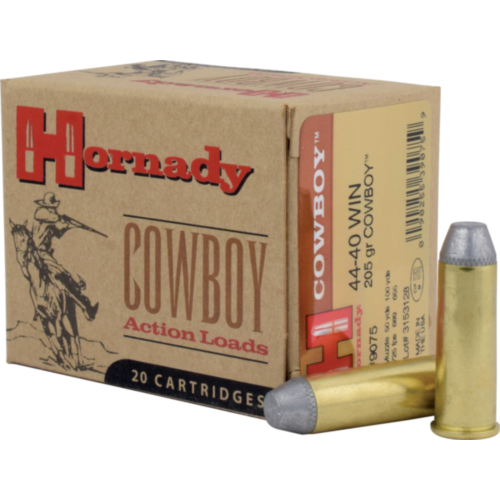 Hornady Ammo,  44-40 Win, 205 Grain, Cowboy, 20 Rounds