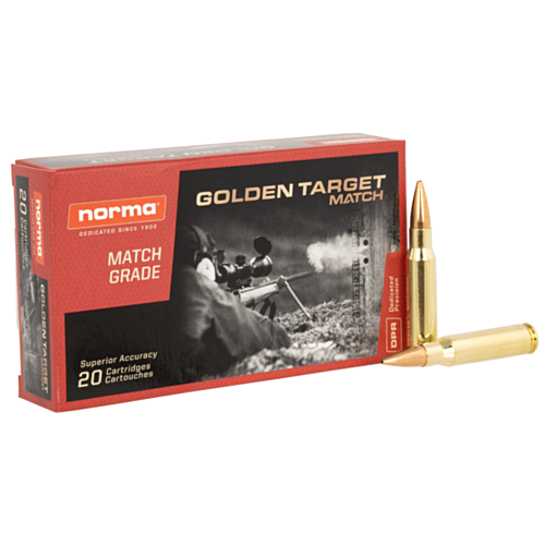 Norma USA Ammo, 308 Win 168 Grain Golden Target, 20 Rounds — RDSC