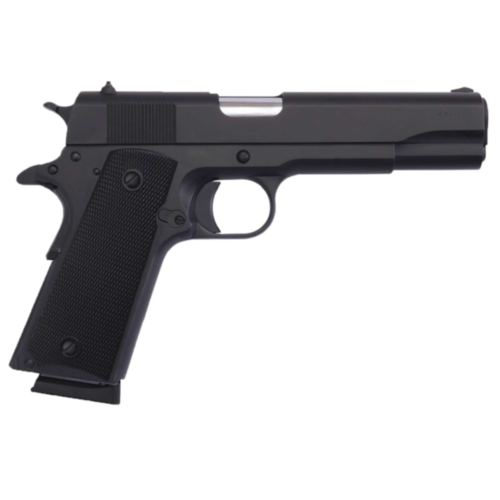 Tisas 1911-A1, Milspec Semi-Automatic Handgun, 5.00" Barrel, Black Cerakote, 45ACP