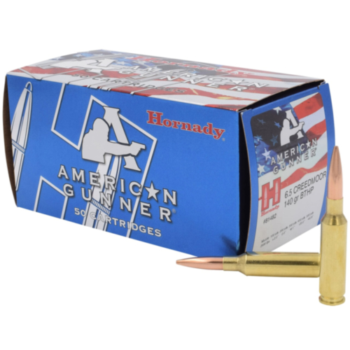 Hornady Ammo, 6.5 Creedmoor 140 Grain BTHP, Match American Gunner, 50 Rounds — RDSC
