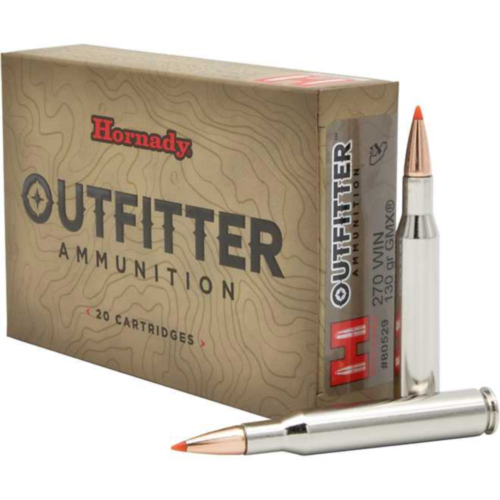 Hornady Ammo, 270 Win 130 Grain CX, Outfitter, 20 Rounds — RDSC