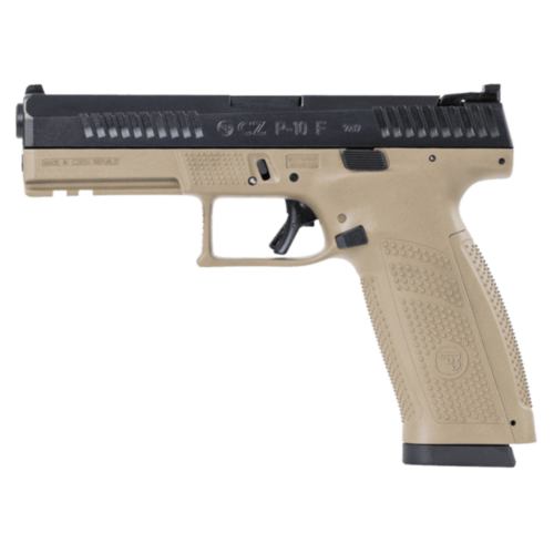 CZ Arms, CZ P-10 F, 4.50" Barrel, Optic Ready, Flat Dark Earth, 9mm