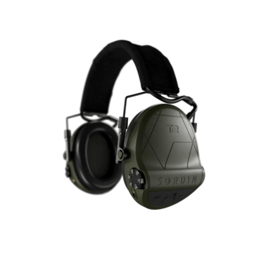 Sordin Supreme T2 Textile Headband Headset, Green