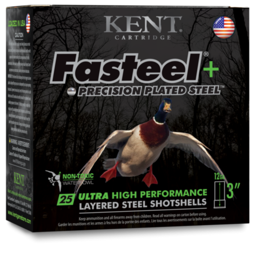 Kent Cartridge, Fasteel+ 20GA 3", 2 & 4 Shot, 1oz, 1350FPS, Steel, 25 Rounds — RDSC