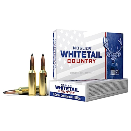 Nosler Ammo, 6.5 Creedmoor, 140 Grain, White-Tail Country — RDSC