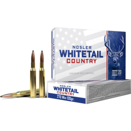 Nosler Ammo, 270 Win, 130 Grain, White-Tail Country — RDSC