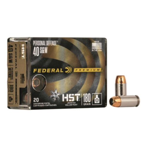 Federal Ammo, 40 S&W 180 Grain HST Personal Defence, 20 Rounds — RDSC