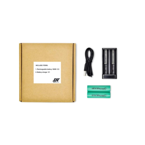DNT Optics, 18650 Battery 2 Pack and Charger