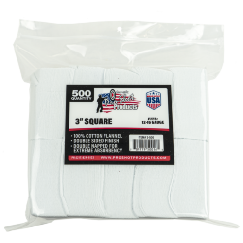 ProShot Patches 12GA - 16GA 3" 500 Count