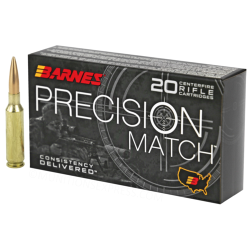 Barnes Ammo, Precision Match 6.5 PRC, 145 Grain OTM, 20 Rounds — RDSC
