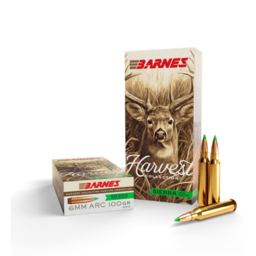 Barnes Ammo, Harvest 6mm ARC, 100 Grain Sierra TGK, 20 Rounds