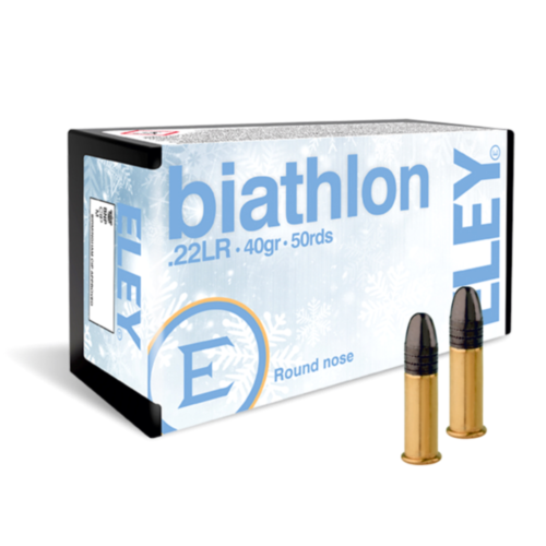 Eley Tenex Biathlon Club Ammo, 22LR 40 Grain Round Nose, 50 Rounds — RDSC