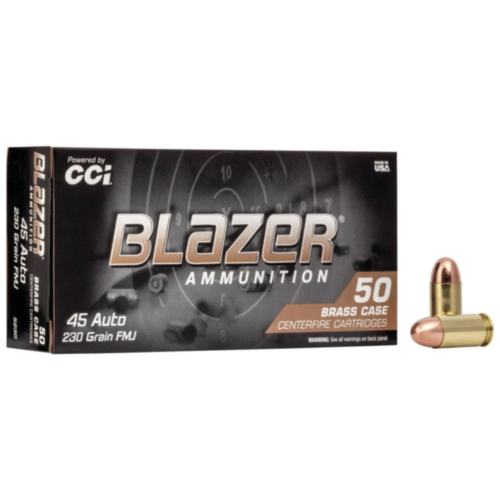Blazer Ammo, 45ACP 230 Grain FMJ, 50 Rounds — RDSC
