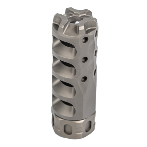 Precision Armament, Hypertap Standard Body Muzzle Brake, 5/8x24 TPI, 6.5 Creedmoor, Stainless