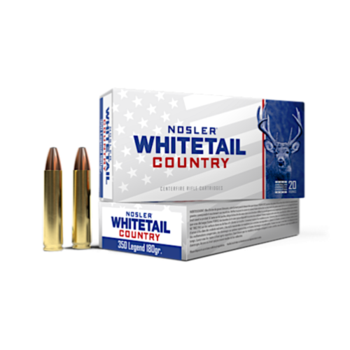 Nosler Ammo, 350 Legend, 180 Grain SW, 20 Rounds — RDSC