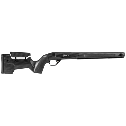 MDT CRBN Rifle Stock, Rem 700 SA, Hunting Bottom Metal, ARCA, Black Carbon Fiber
