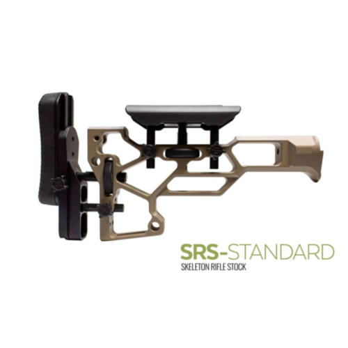 MDT Skeleton Rifle Stock, SRS Standard, Fixed Interface, Flat Dark Earth Cerakote