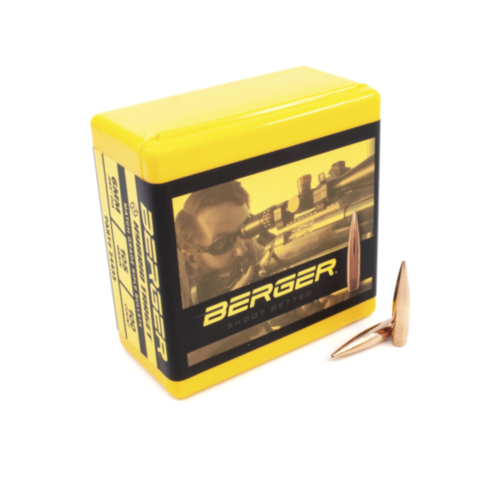 Berger Bullets, 6mm 105 Grain Hybrid Target, 100 Package