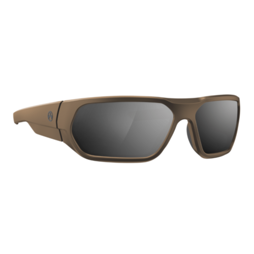 Magpul Radius Ballistic Eyewear, Polarized, Flat Dark Earth Frame, Gray/Silver Mirror Lens