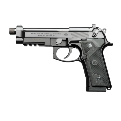 Beretta M9A3 w/Rail, 4.90” Threaded Barrel, Black, 9mm