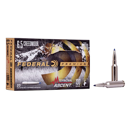 Federal Ammo, 6.5 Creedmoor 130 Grain Terminal Ascent, 20 Rounds — RDSC